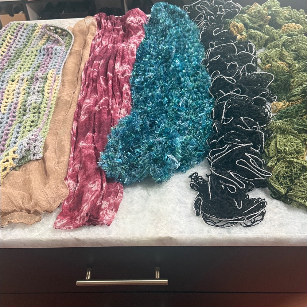 Colorful Patterned Scarves Collection - Picture 3 of 6